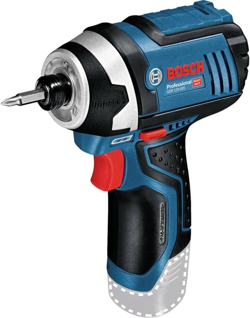Bosch Professional 12V System GDR 12V-105 Cordless Impact Driver (Excluding Batteries and Charger, in Carton)