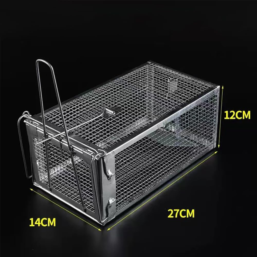 Humane Rat Trap,Animal Cage Trap for Indoor and Outdoor,Small Rodent Chipmunk Squirrel Trap and Other Live Animal Cage Catch and Release ﻿ image number 4