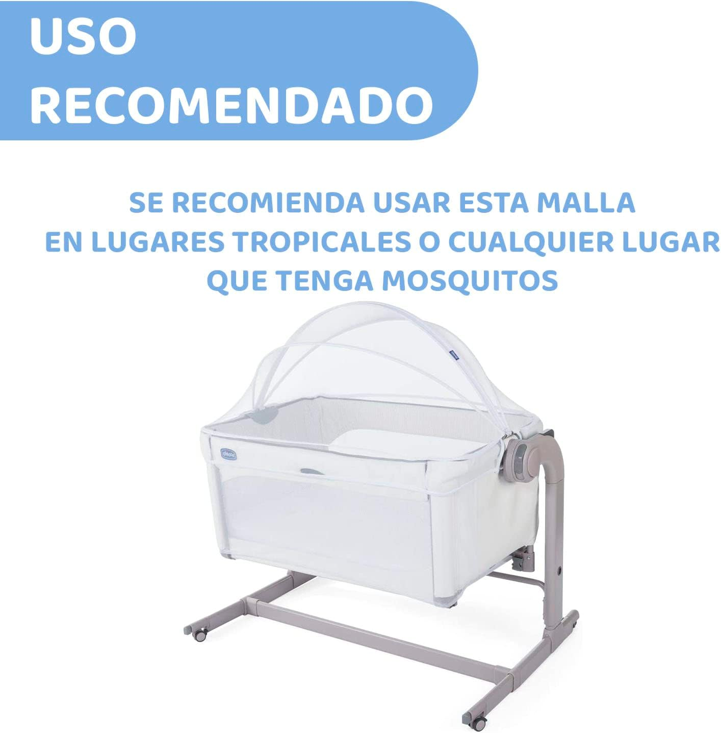 Chicco Next2Me Mosquito Net White, White, 520 Grams image number 2