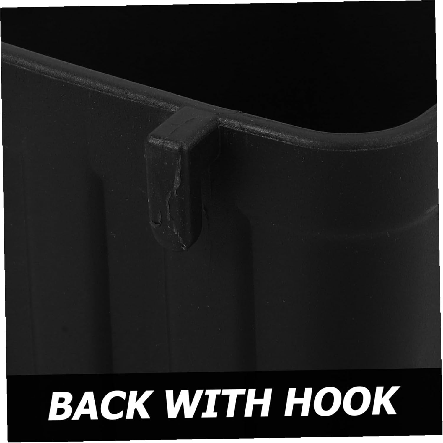 NULYLU 6Pcs Pegboard Organizer Kit with Storage Bins for Garage Workbench Tool Storage Cups Vertical for Workshop Office Kitchen Black image number 2