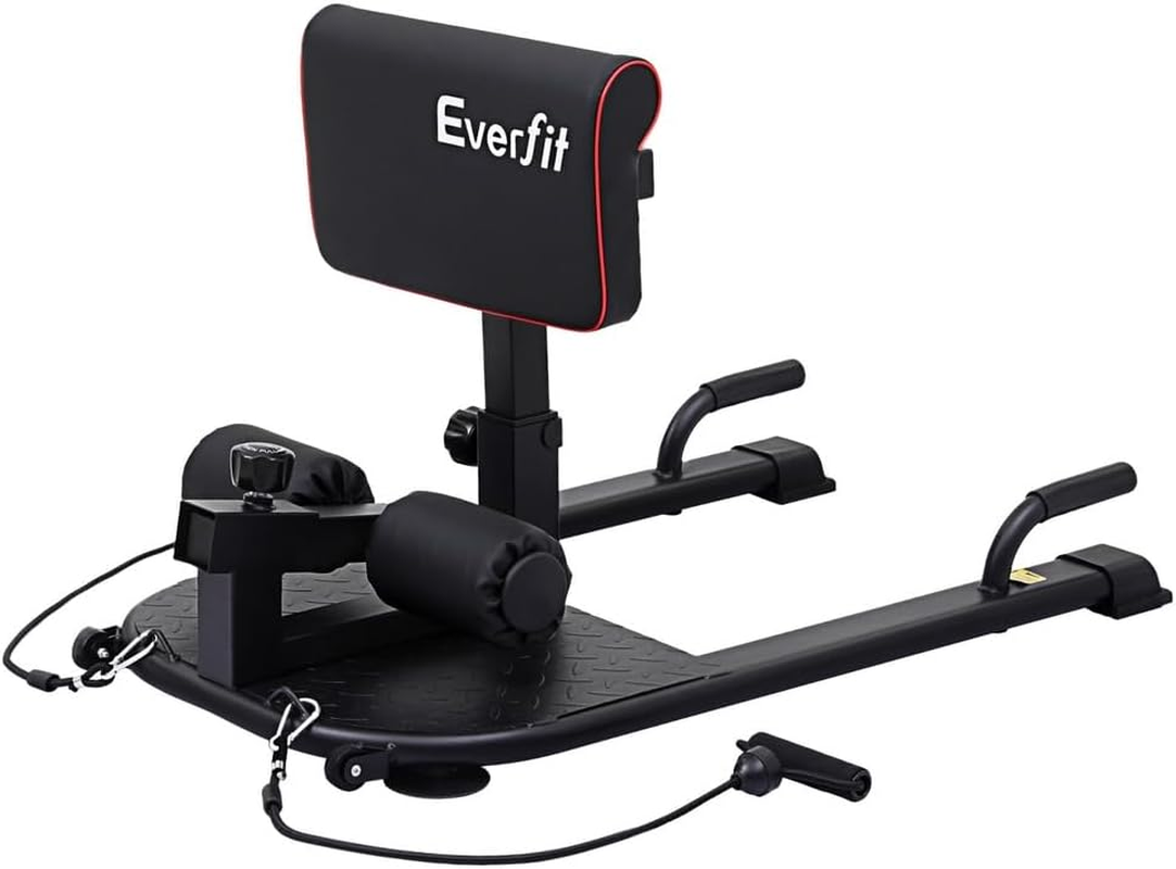 Everfit Deep Sissy Squat Weight Bench Adjustable Leg Extension Strength Training
