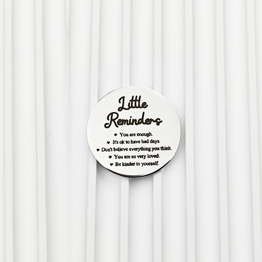 Encouragement Inspirational Gifts for Women Men Pocket Hug Token Keychain Christmas Birthday Gifts for Sister Friend Hug Tokens Keepsake with PU Leather Key Chain image number 4