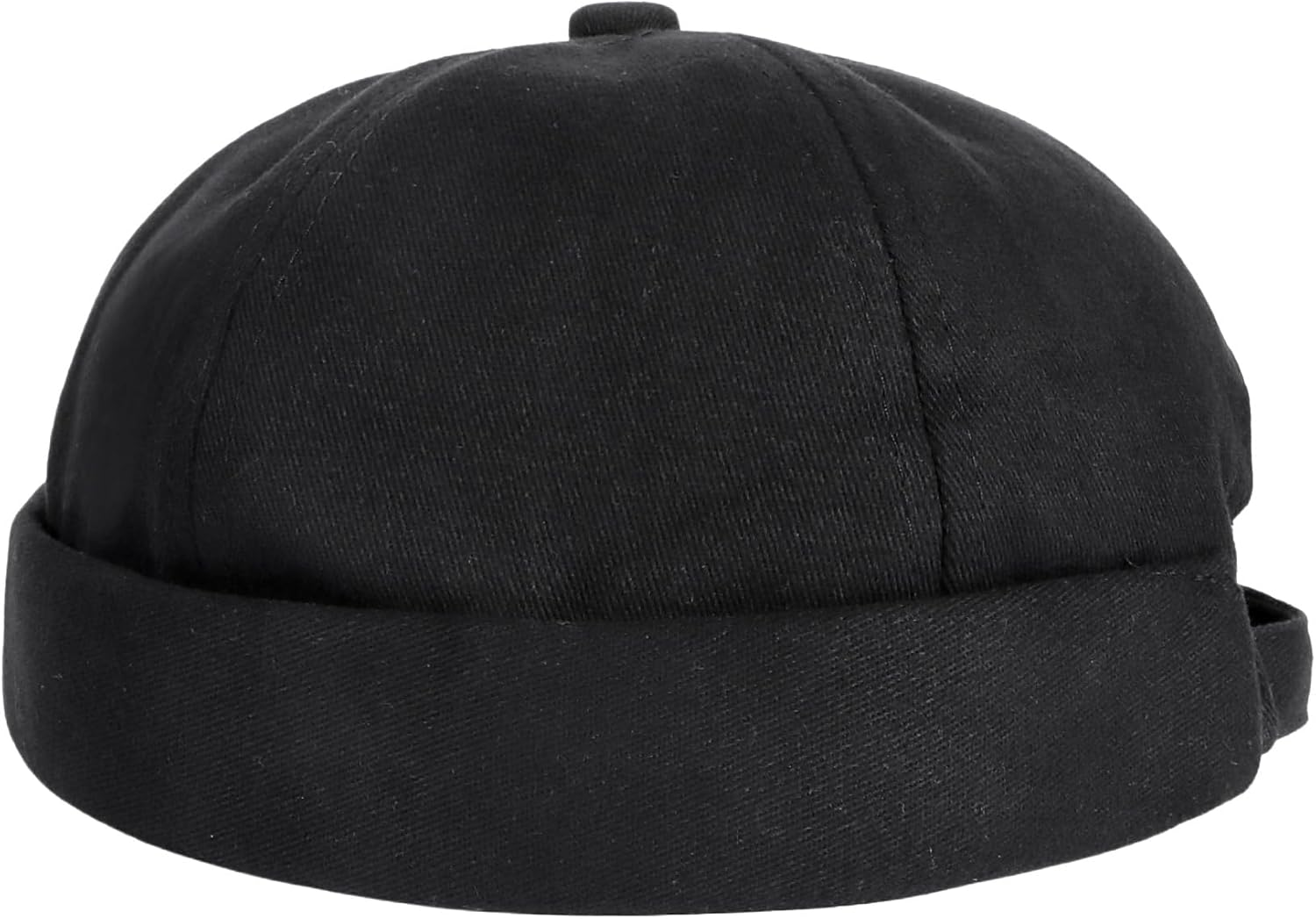Hebenie Docker Hat Men Trawler Beanie Fisherman Beanie Brimless Cap Worker Sailor Hat Rolled Cuff Retro Fashion Adjustable Docker Cap for Men
