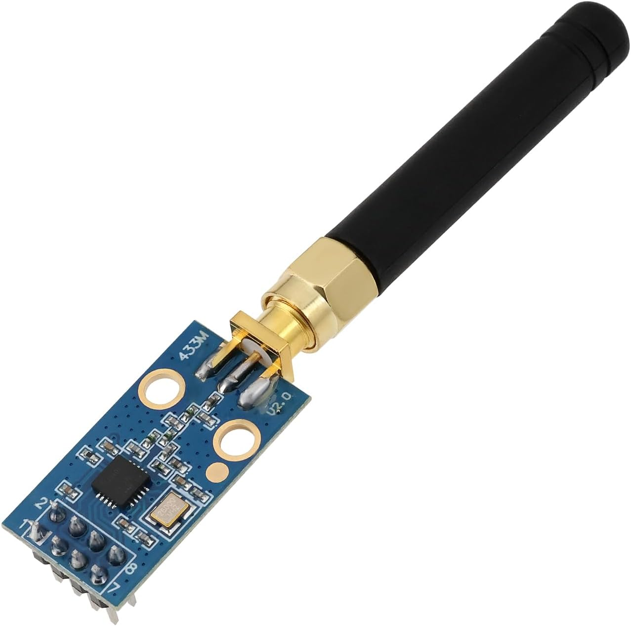 Ecsing 1Pc CC1101 Wireless RF Transceiver Module with SMA Antenna Rod Wireless Module Compatible with Arduinos 315/433/868/915 MHZ image number 4