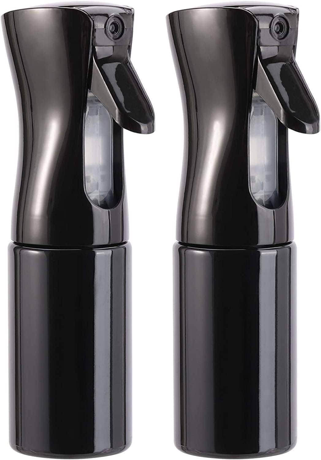 2 Pcs Hair Spray Bottle Fine Mist Sprayer Empty Spray Bottles 300Ml Fine Continuous Spray Water Bottle for Hair Styling, Plants, Cleaning, Misting and Skin Care - White