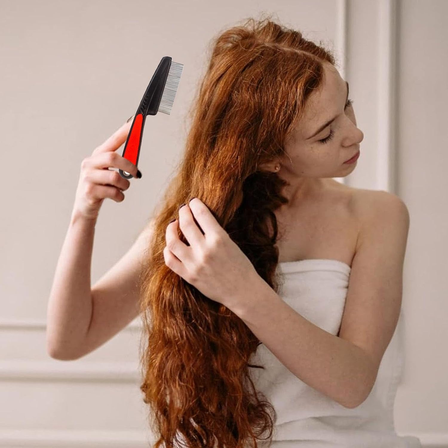 6 Pieces Fine Tooth Comb, Hair Care Supplies, Multifunctional Comb, Hair Comb Tools image number 2