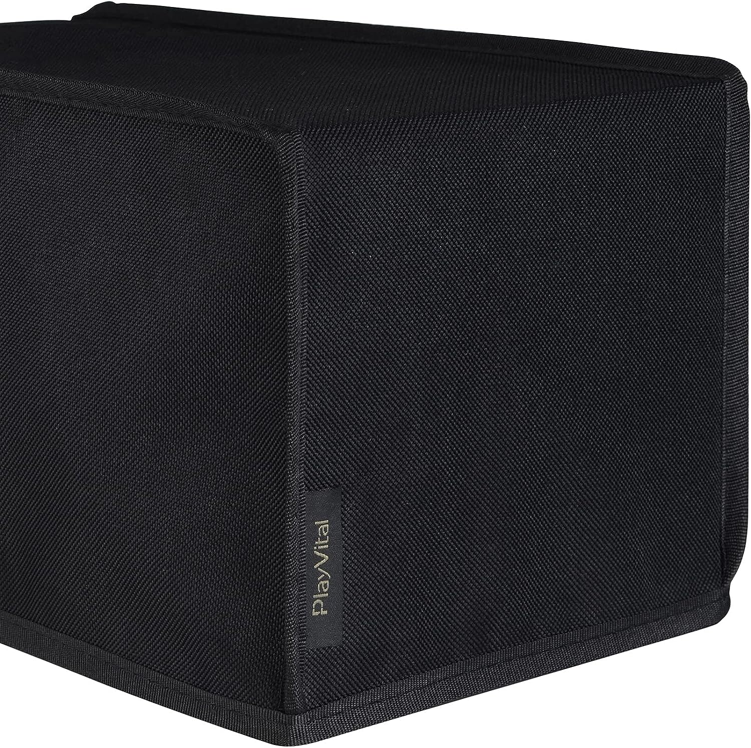 Playvital Black Nylon Horizontal Dust Cover for Xbox Series X Console, Soft Neat Lining Dust Guard, anti Scratch Waterproof Cover Sleeve for Xbox Series X Console