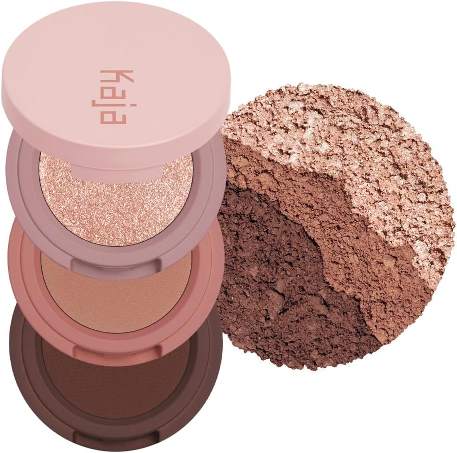 Beauty Bento Bouncy Shimmer Eyeshadow Trio 08 Chocolate Dahlia - Neutral Cocoa Cruelty-Free, Paraben-Free, Sulphate-Free, Phthalates-Free, K-Beauty