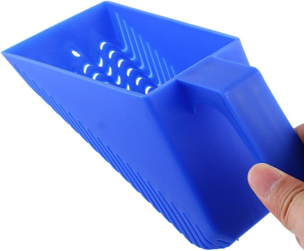 XMHF Plastic Aquarium Fish Tank Garden Sand Scraper Cleaning Pan Scoop Shovel image number 1
