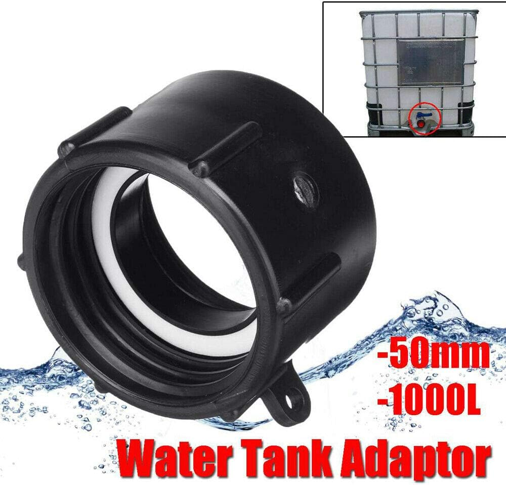 Tophomer 1000L IBC Water Tank 50Mm 2" Valve Adapter Connector Barrels Fitting Parts Heavy Duty BSP Adaptor Female to Female Connector for IBC Tank Valve image number 4