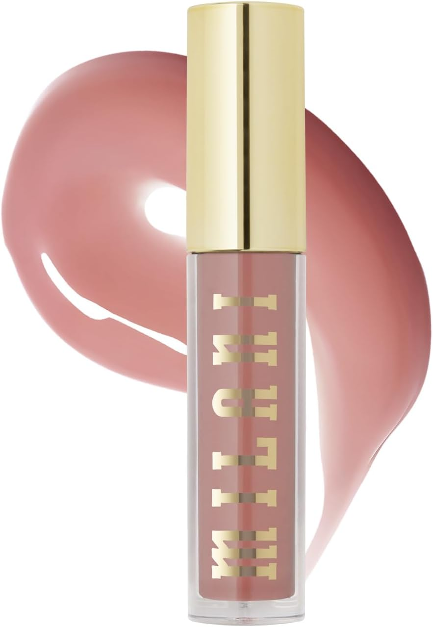 Milani Lip Gloss, Keep It Full Nourishing Lip Plumper with Hyaluronic Acid & Peptides for Soft, Fuller-Looking Lips (0.13 Fl. Oz.) Soft Rose - Nude image number 7