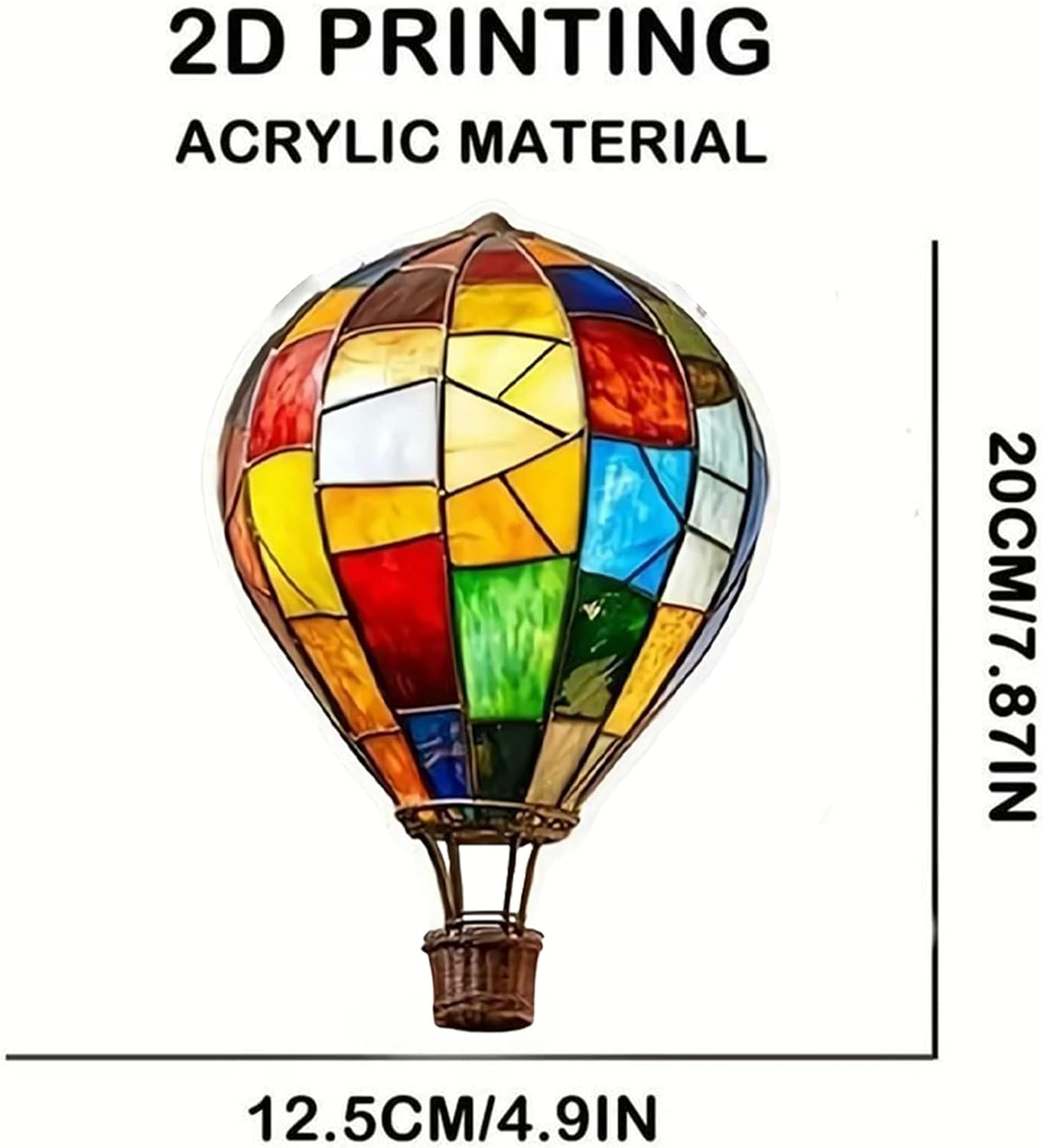 Solar Hot Air Balloon Lantern,Outdoor Flickering Flame Lamp | Decorative Weather-Resistant Hangable Lantern for Yard Porch Patio Wedding Birthday Halloween Christmas image number 1