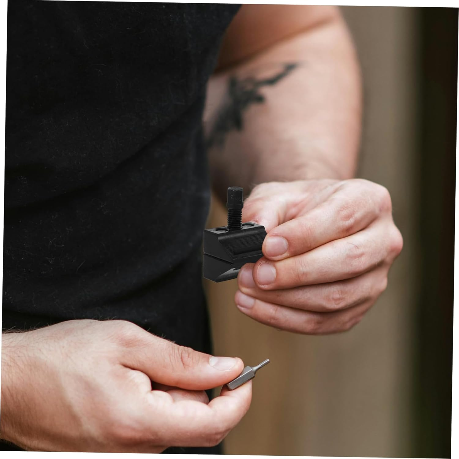 SOLUSTRE Car Suspension Strut Split Spreader Hub Steering Tool Single-Head Shock Absorber Ball Joint Remover for Automotive Suspension Arm Repair and Maintenance image number 1