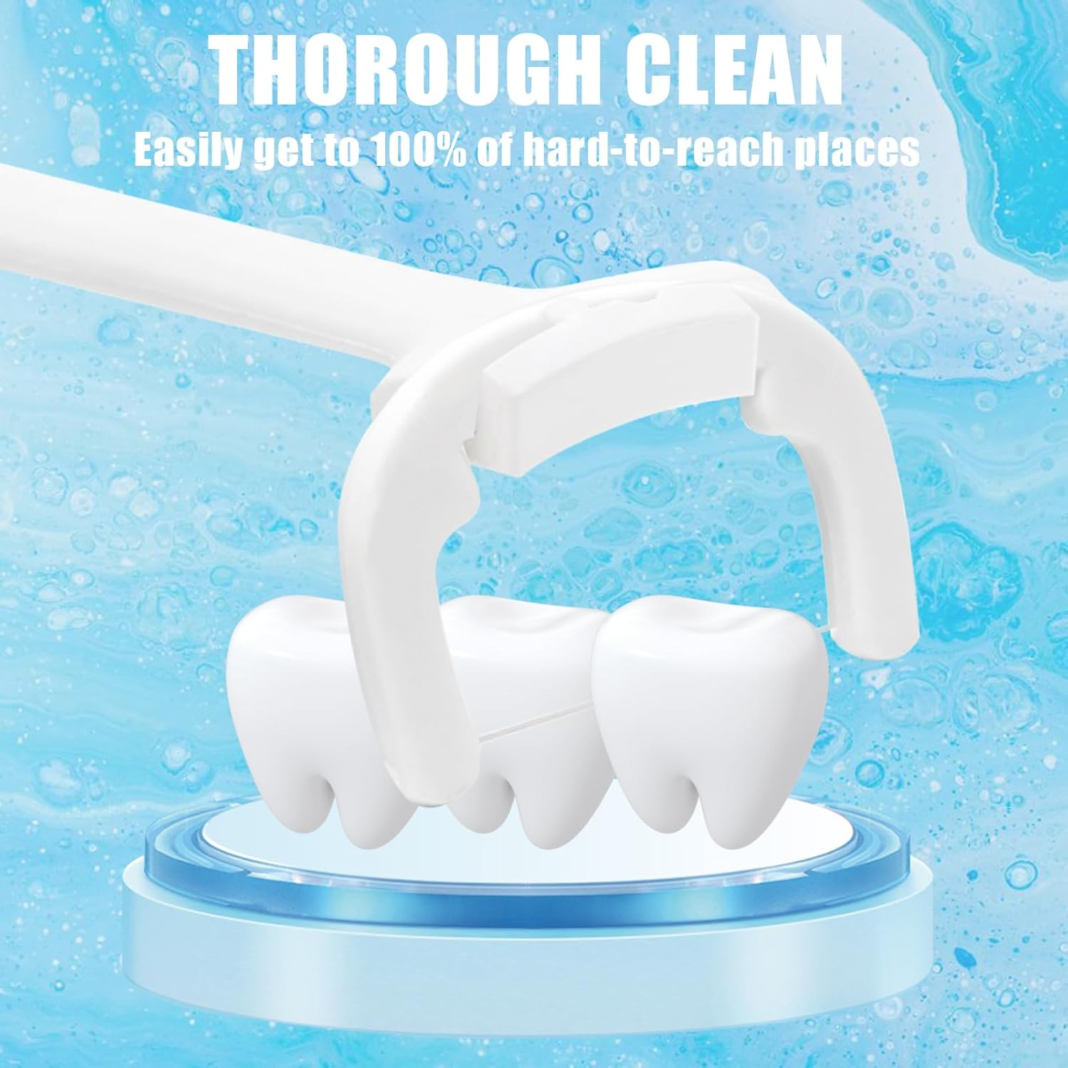 Ultraclean Access Flosser Refill Heads Snap-On Dental Flosser Refill Heads for Proper Oral Care & Hygiene 110PCS image number 4