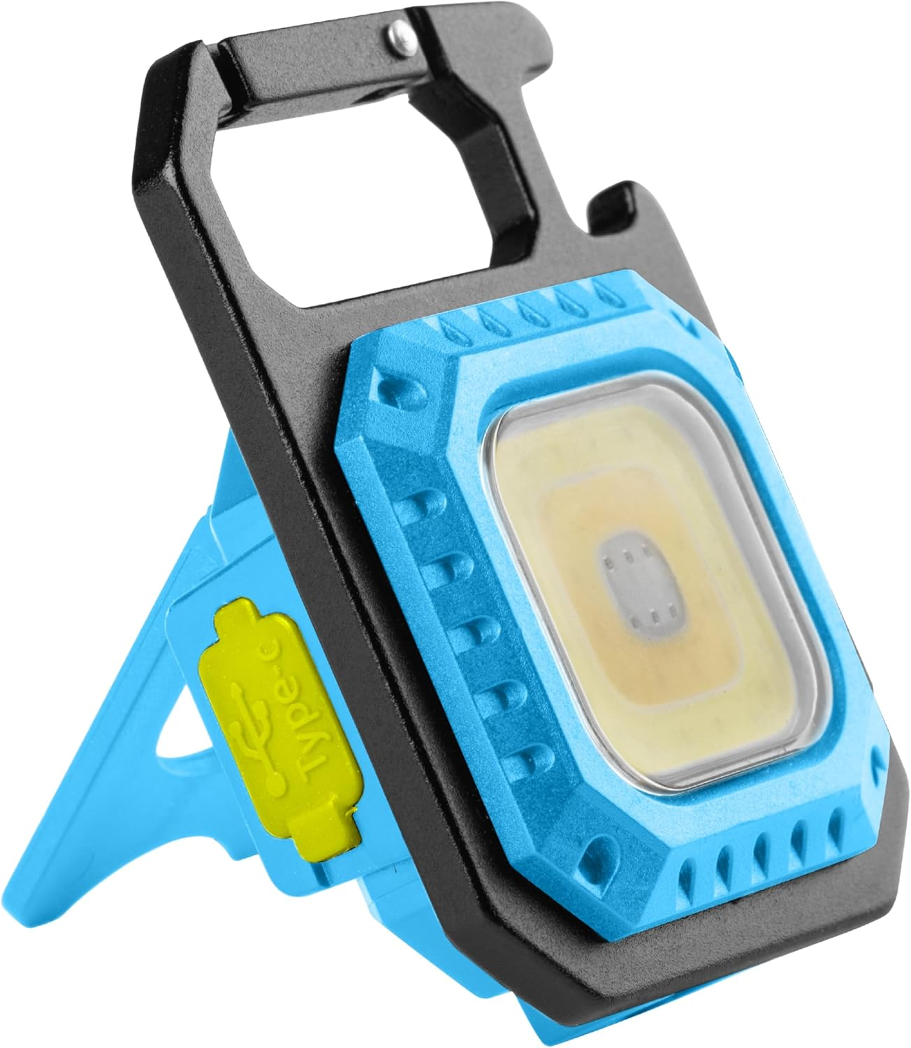 H&ouml;gert Technik Rechargeable Mini LED Flashlight 580LM with 7 Light Modes, USB-C, Magnetic Base, Carabiner, Bottle Opener and 500Mah Battery for Work, Outdoor, Camping image number 5