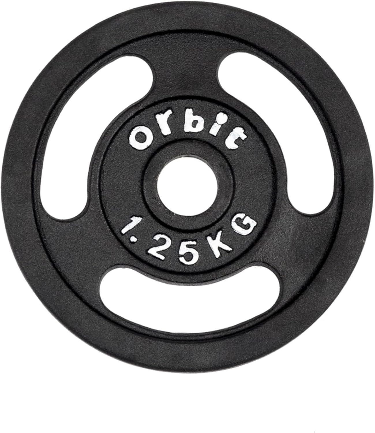 Orbit Standard 25 Mm Cast Iron Weight Plate, 1.25 Kg