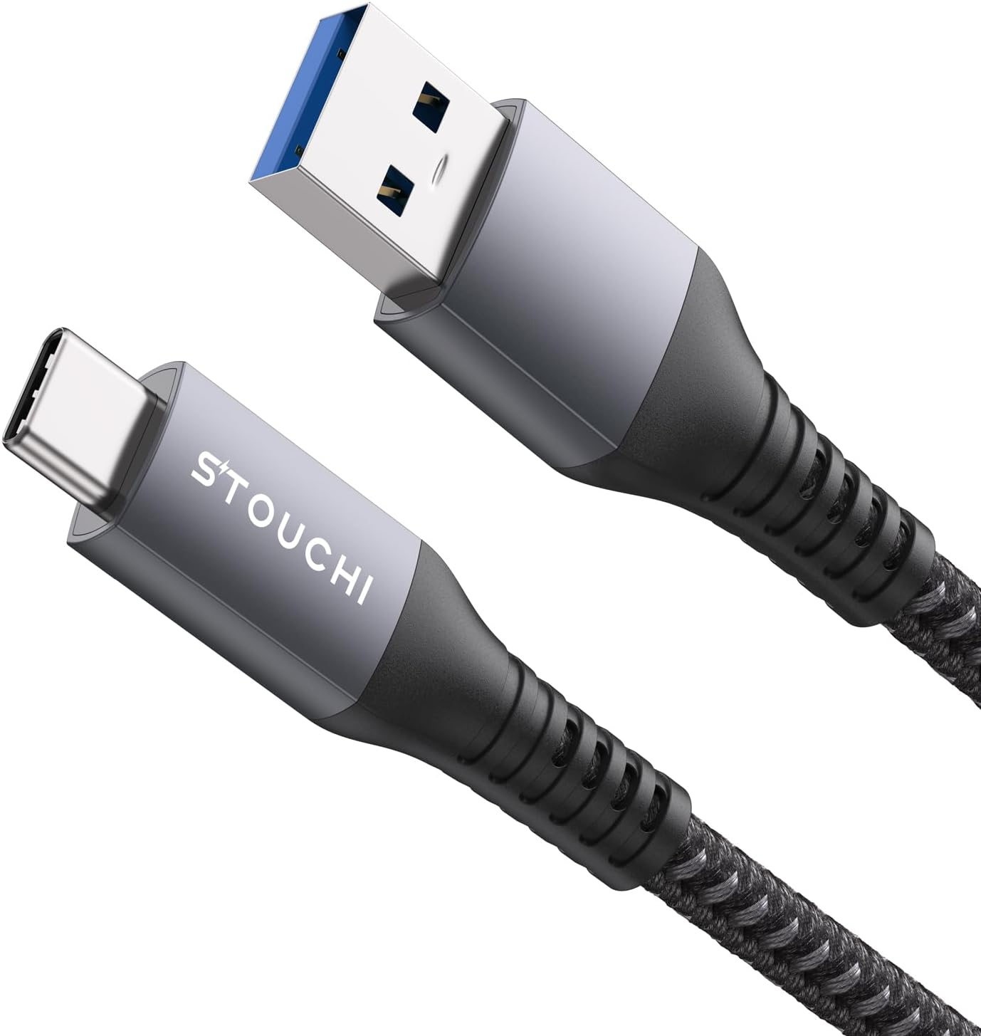 STOUCHI USB C Cable 0.3M Short 10Gbps USB 3.1 Gen 2 USB to USB C Cable for Android Auto/Carplay, Fast Charging Type C Data Transfer Cord for Iphone 16 Pro Max 15 plus Samsung Galaxy S24 S23 2Pack image number 4