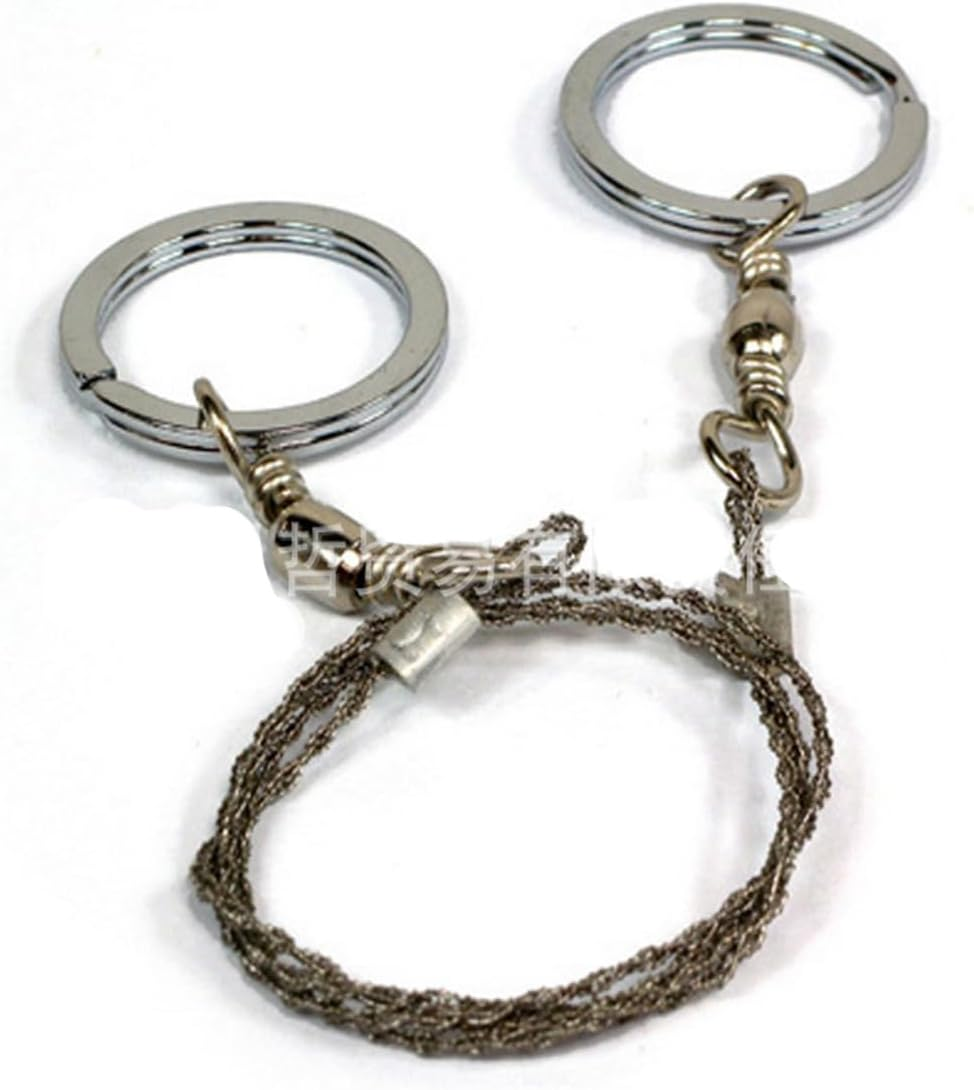 Pocket Chainsaw Outdoor Wire Saw Mini Stainless Steel Wire Saw Cable Gear Pole Saw Chainsaw Outdoor Tools for Outdoors Survival Equipment Camping Gear image number 4