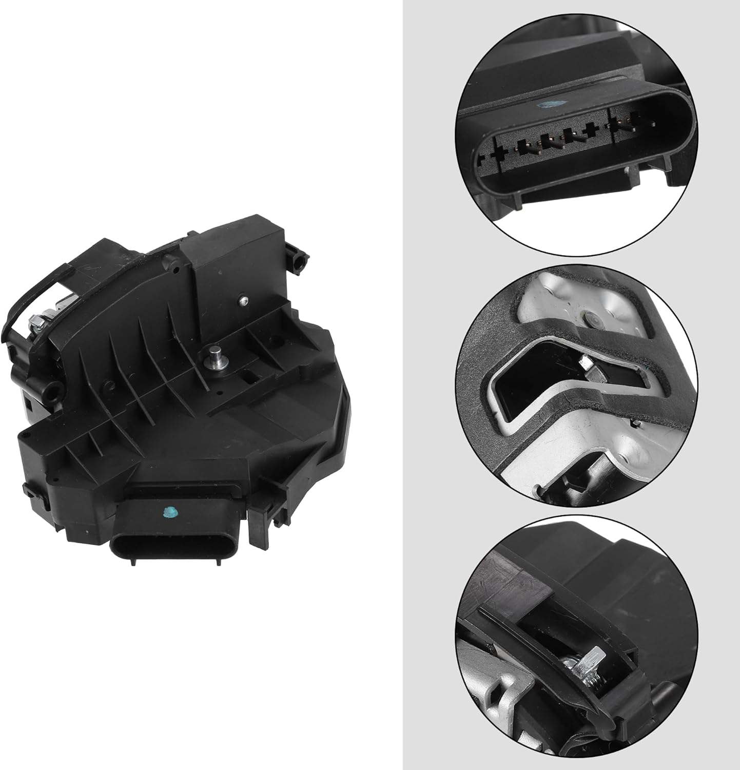 ACROPIX Front Right Side Door Latch Actuator Fit for Ford Focus - Pack of 1 Black image number 1