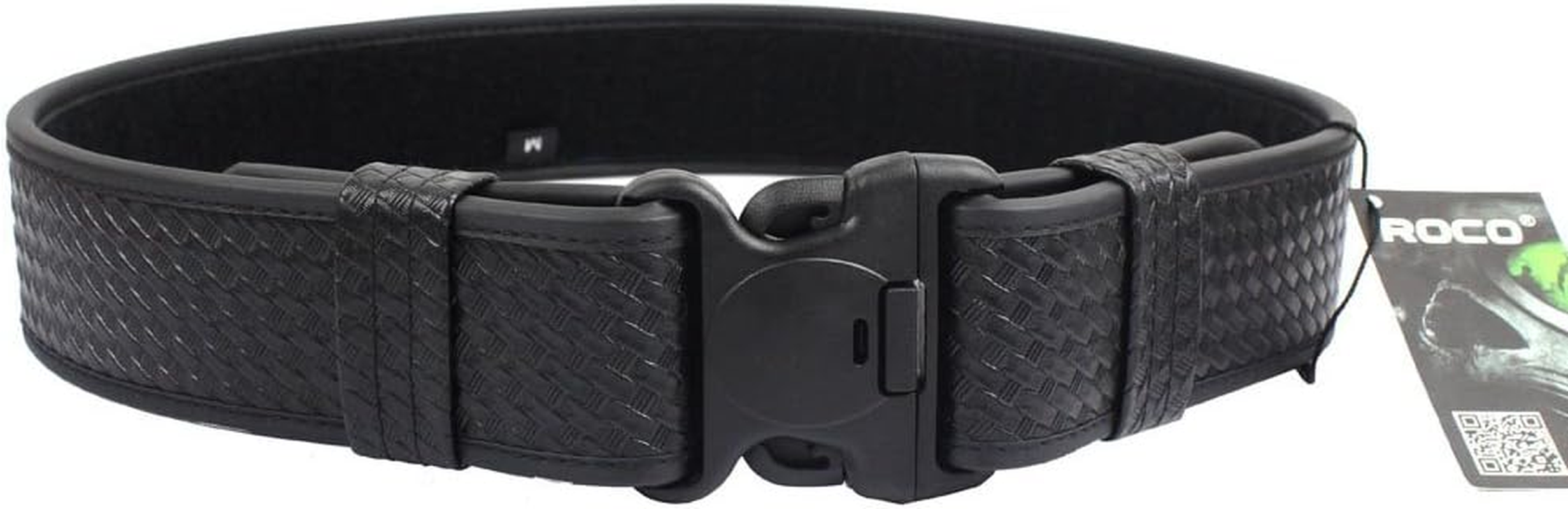 ROCOTACTICAL Basketweave Police Duty Belt, Web Duty Belt with Loop Liner image number 2