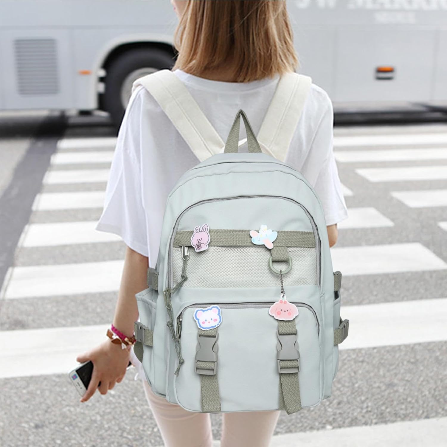 Travel Backpack - Casual Daypack College Bookbag | Casual Daypack, College Bookbag for High School College Work Travel Hiking