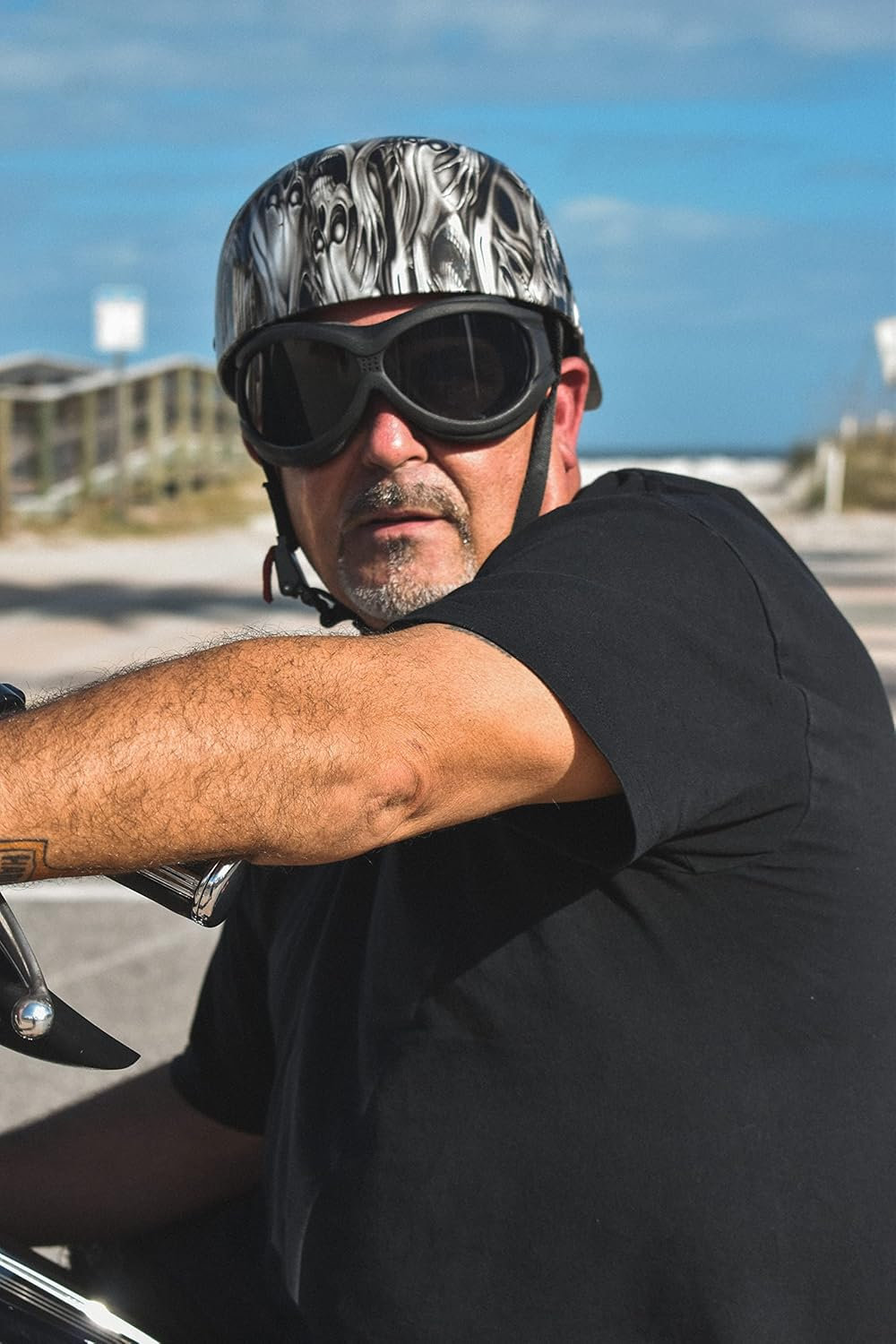 Global Vision Big Ben Goggles 2 Pairs Black Frames 1 Clear Lens 1 Smoke Lens