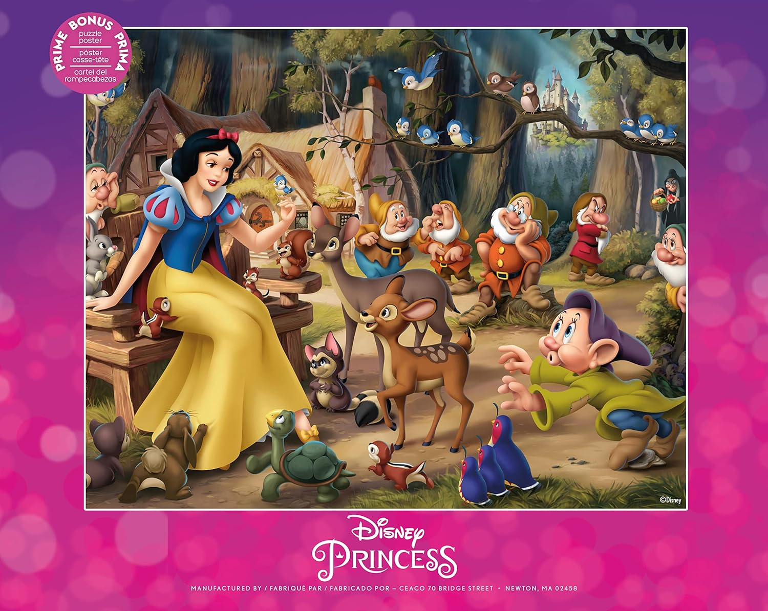 Ceaco - Disney Princess - Snow White'S Delight - 1000 Oversized Piece Jigsaw Puzzle image number 6