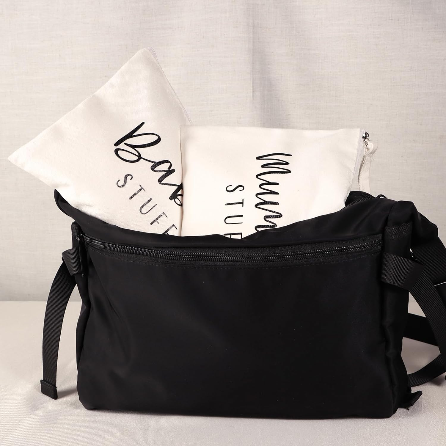 New Mum Gifts Mum to Be Canvas Pouch Cosmetic Bag with Zipper Baby Shower Gifts for Mum Mummy to Be Gifts image number 1