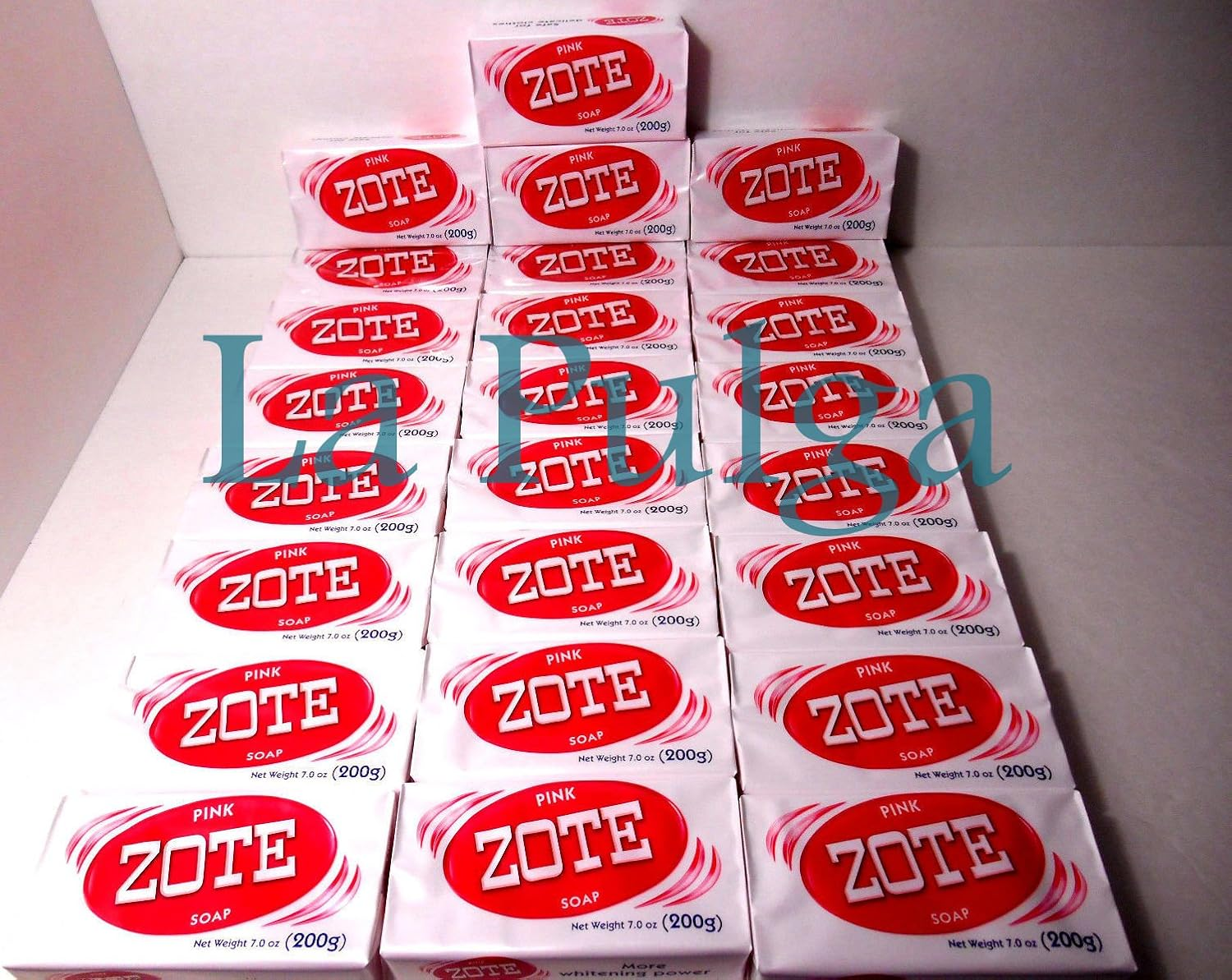 ZOTE Jabon Rosa Laundry Soap 200G Each Rosa/Pink Ropa Made in Mexico 25 Pcs image number 2