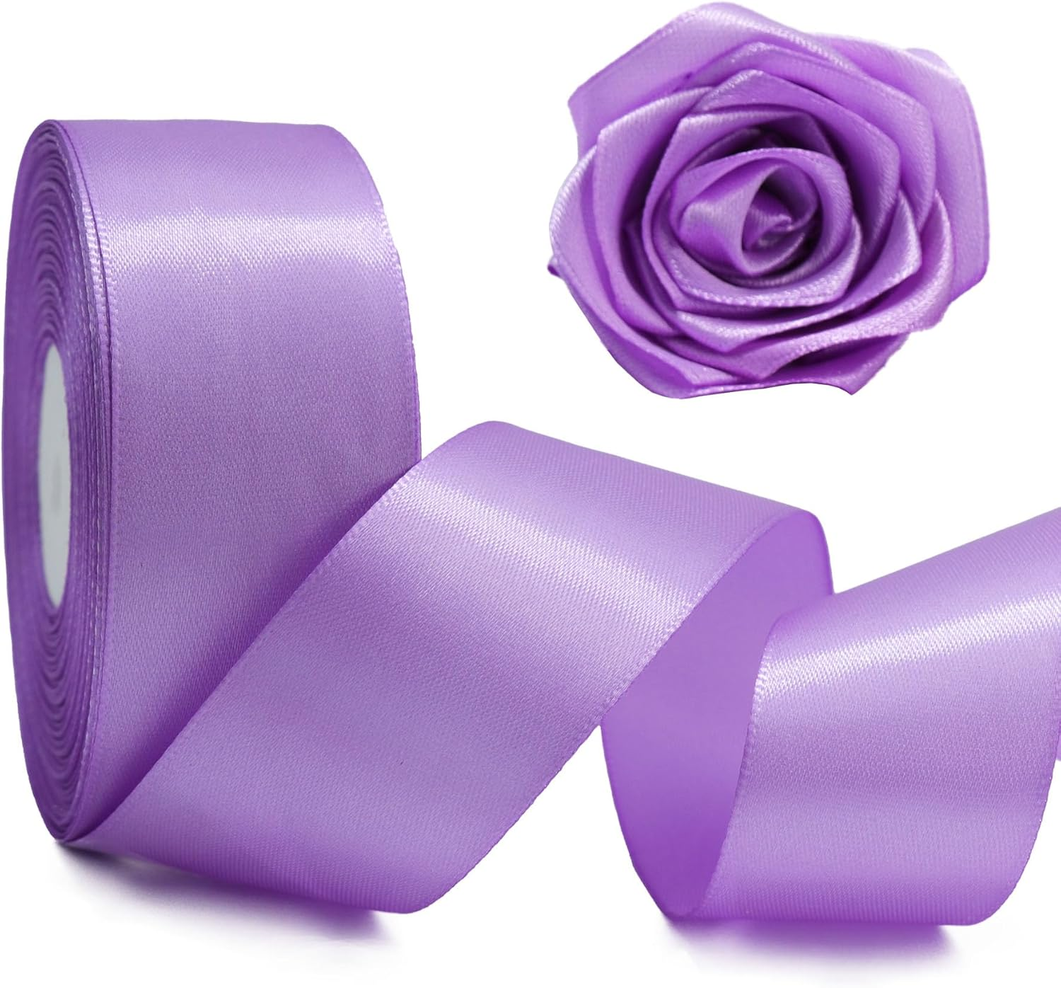 Royal Blue Ribbon 1-1/2 Inch Satin Ribbon Single Face Fabric Ribbon for Gift Wrapping, Roses Making, Bows, Flower Bouquet, Handmade Crafts, Birthday Wedding Party Decoration 30 Yards