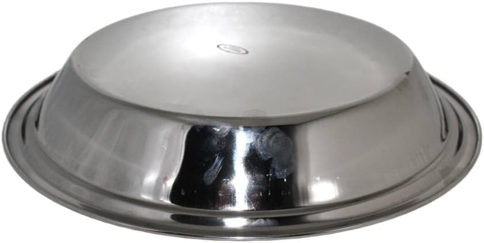Stainless Steel Indian Parat Parant Pie Pan Dough Maker Dough Kneader Plate (L) image number 1