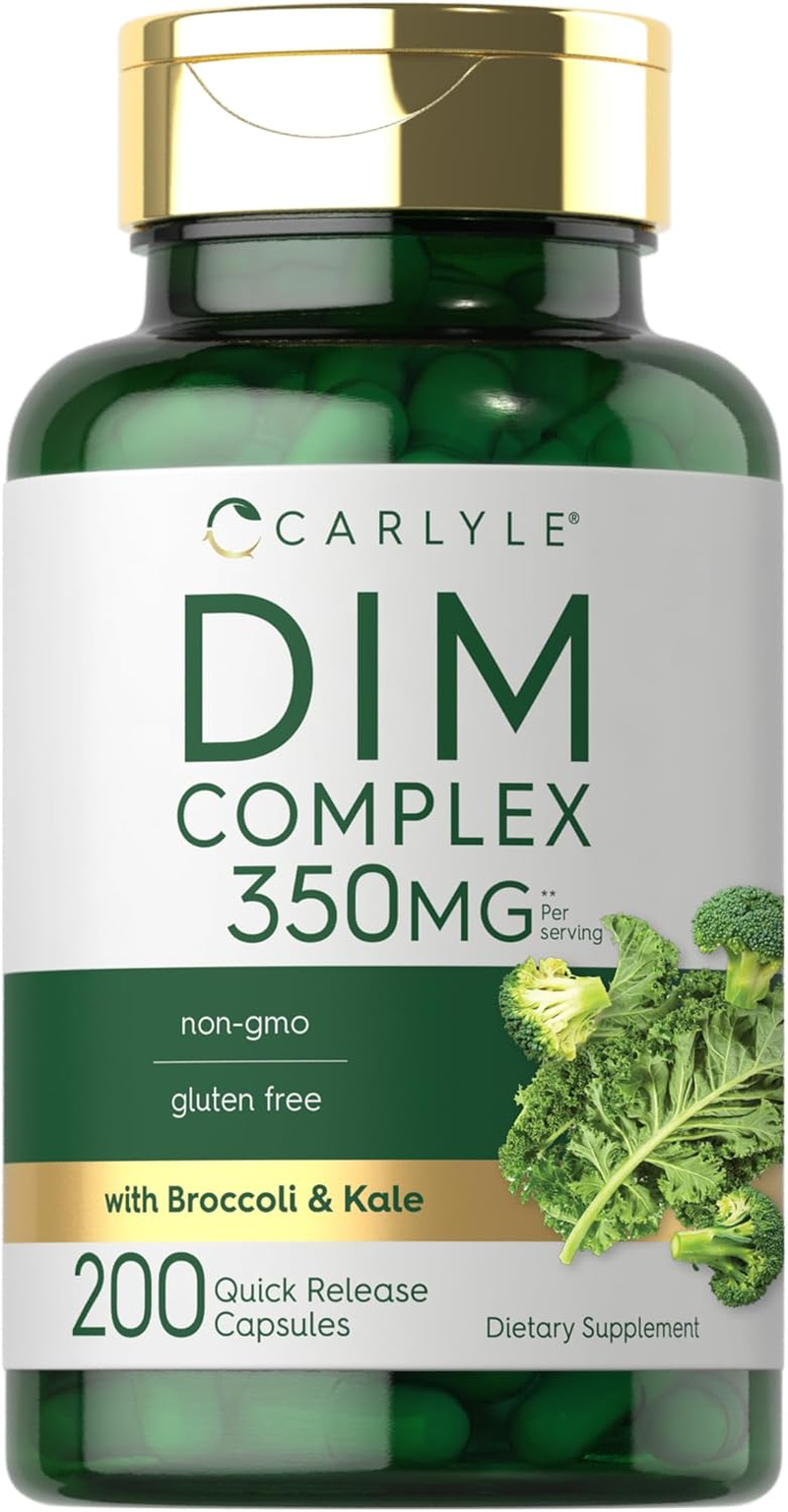 DIM Supplement | 350Mg | 200 Count | Vegetarian, Non-Gmo & Gluten Free Complex | by Carlyle image number 5