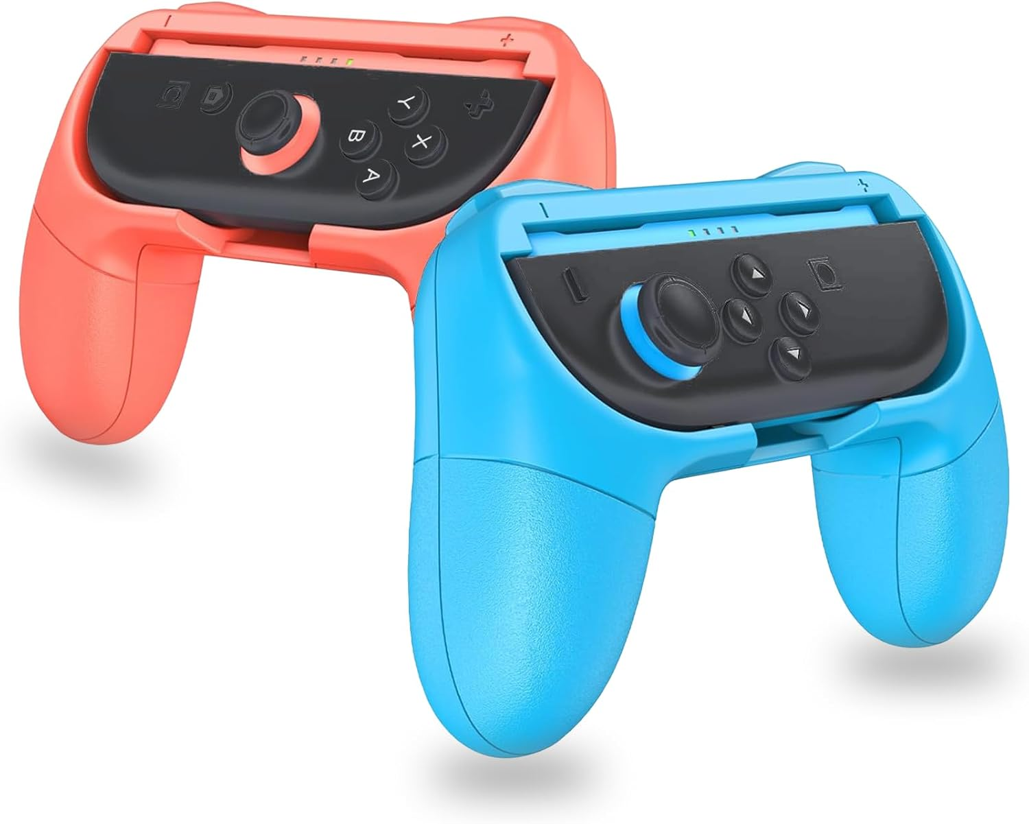 JOWILIN Joy-Con Grips for Nintendo Switch 2 (2025), 2 Pack Ergonomic Handle Joystick Kit Accessory, Comfortable & Anti-Slip Game Controller Kit for Nintendo Switch 2 Joycon Controller (Black)