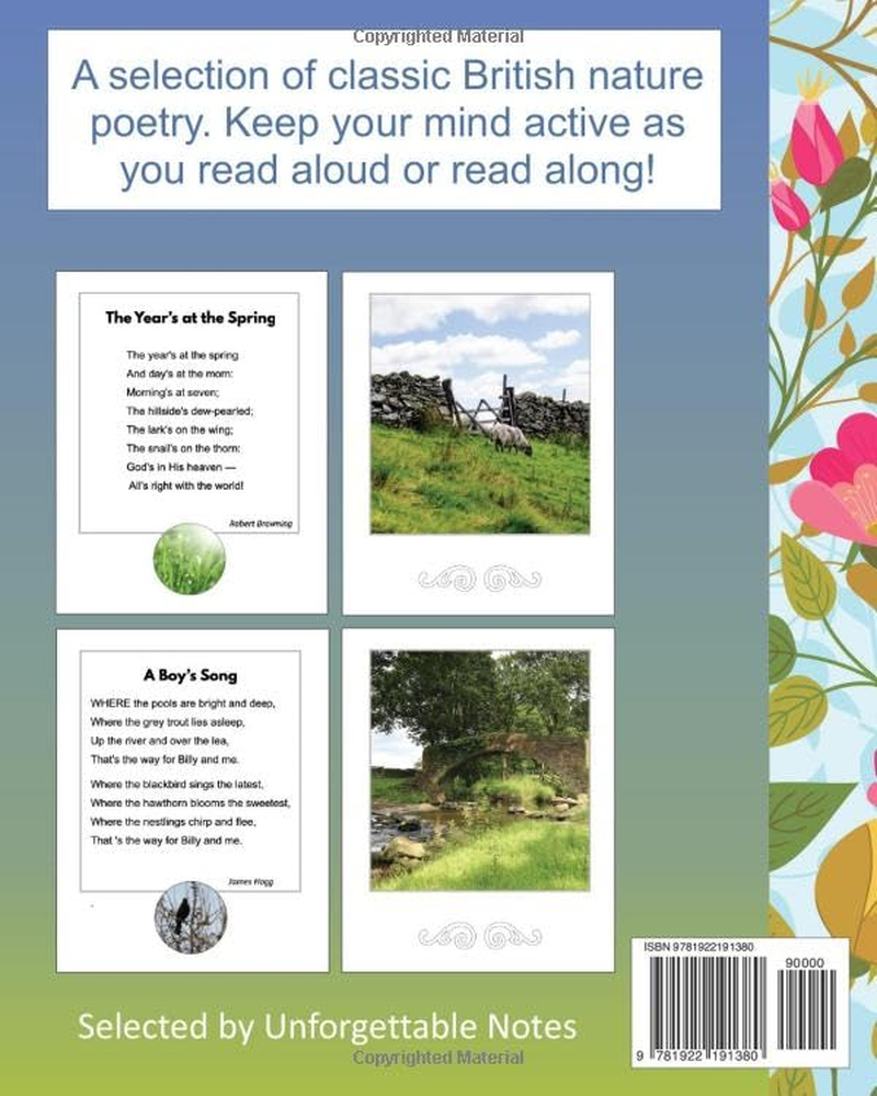 More Illustrated Nature Poetry: an Anthology: Large Print: a Dementia-Friendly Selection of Much-Loved Verses by British Poets image number 1