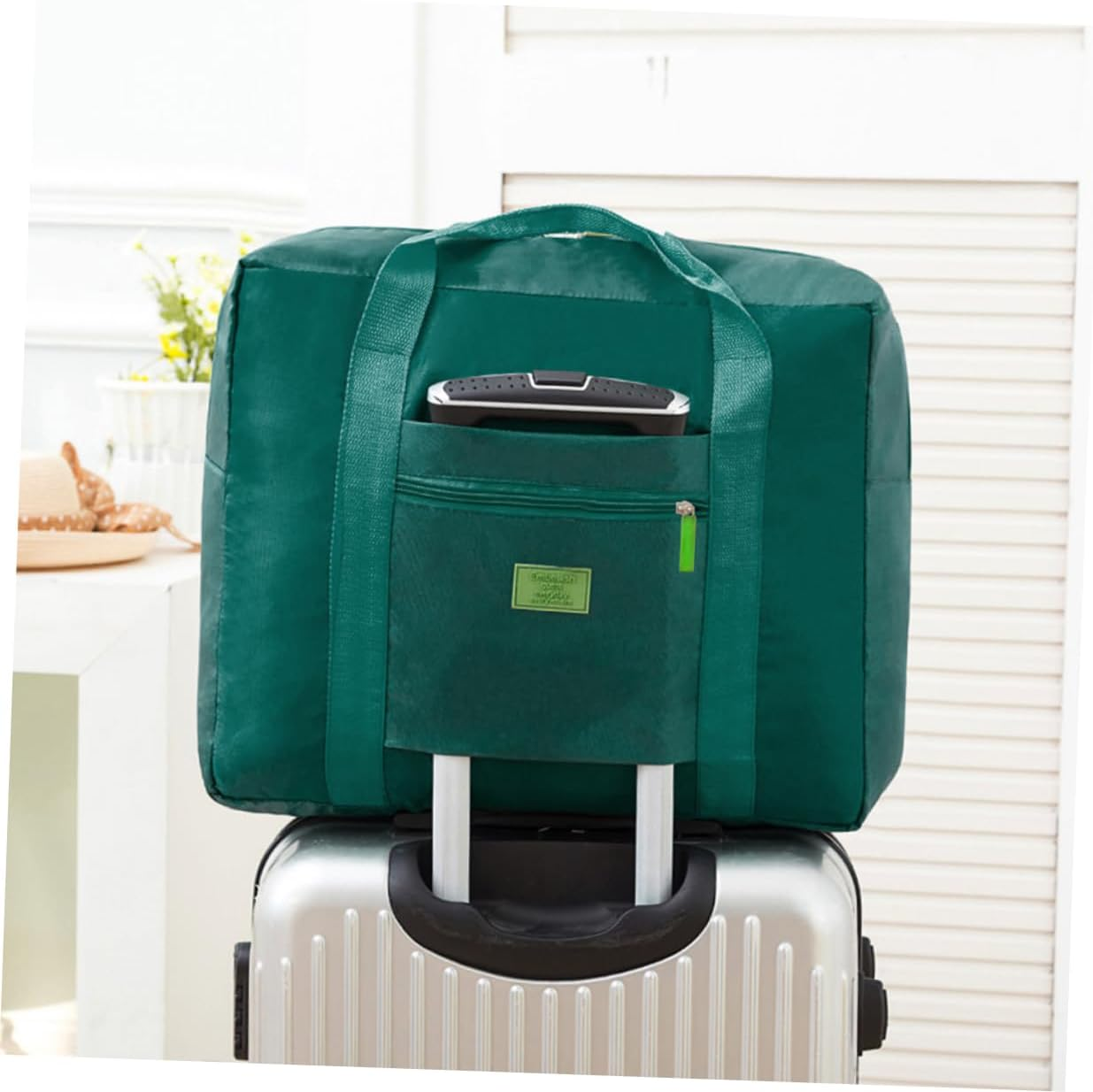 Holibanna Large Capacity Travel Bag Women Canvas Tote Cabin Bag Duffle Luggage Gear image number 1