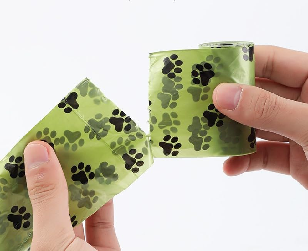 Pack of 240 Biodegradable Dog Bags Dog Waste Bags, Compostable Poop Bags for Pets, 23 X 33 Cm (16 Rolls, 15 per Roll) image number 2