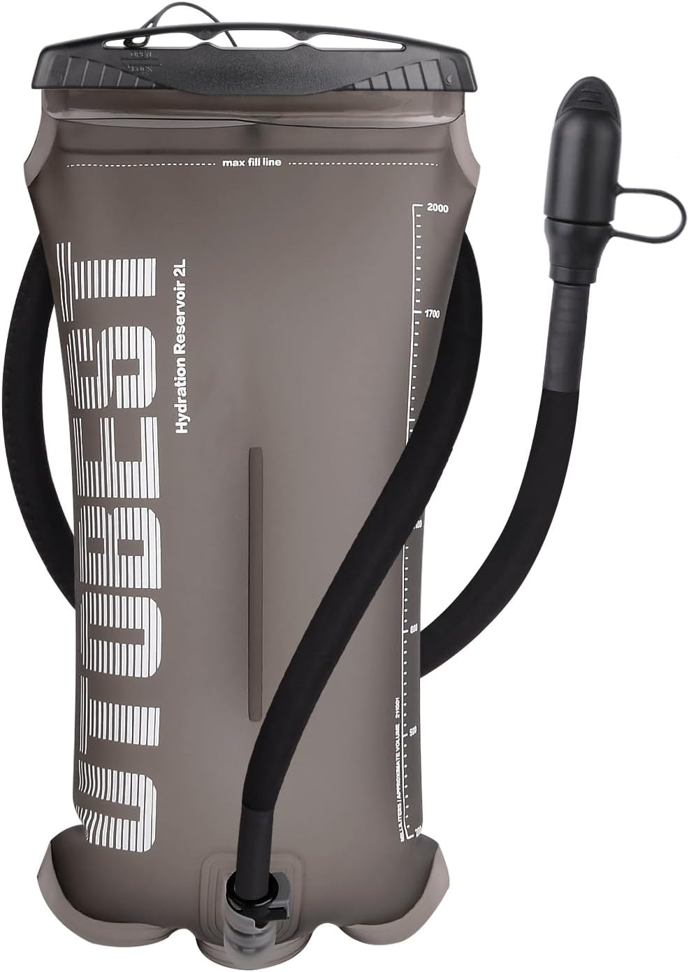 UTOBEST Water Bladder, 1.5L 2L 3L Hydration Bladder, TPU Water Bag, BPA Free Leak-Proof Water Reservoir for Backpacking Hiking Running Cycling Camping, UTR211