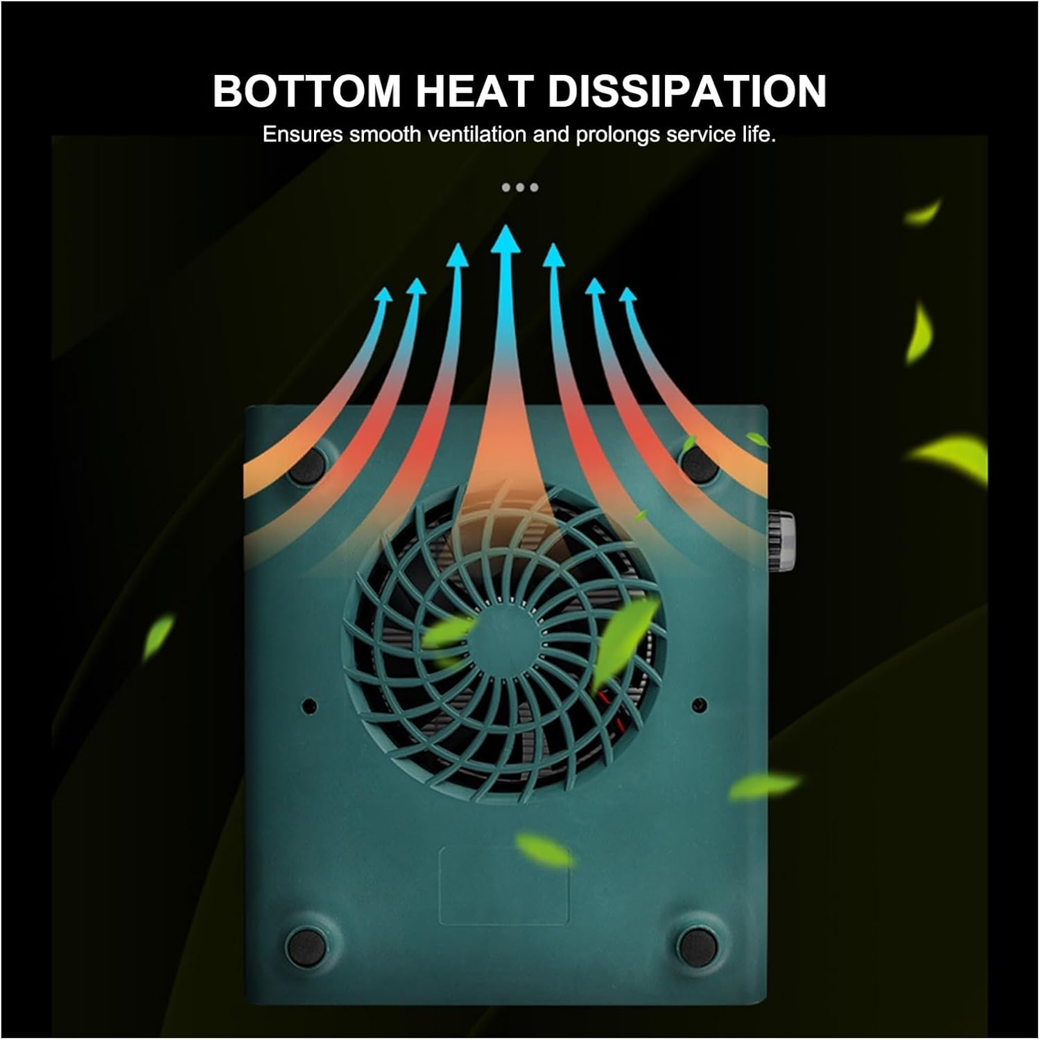 Nail Dust Collector, 80W Electric Nail Dust Collector Speed Adjustable Nail Drill Machine Vacuum Cleaner Nails Art with Strainer Mesh Nail Machine(Rosa) - Army Green image number 3