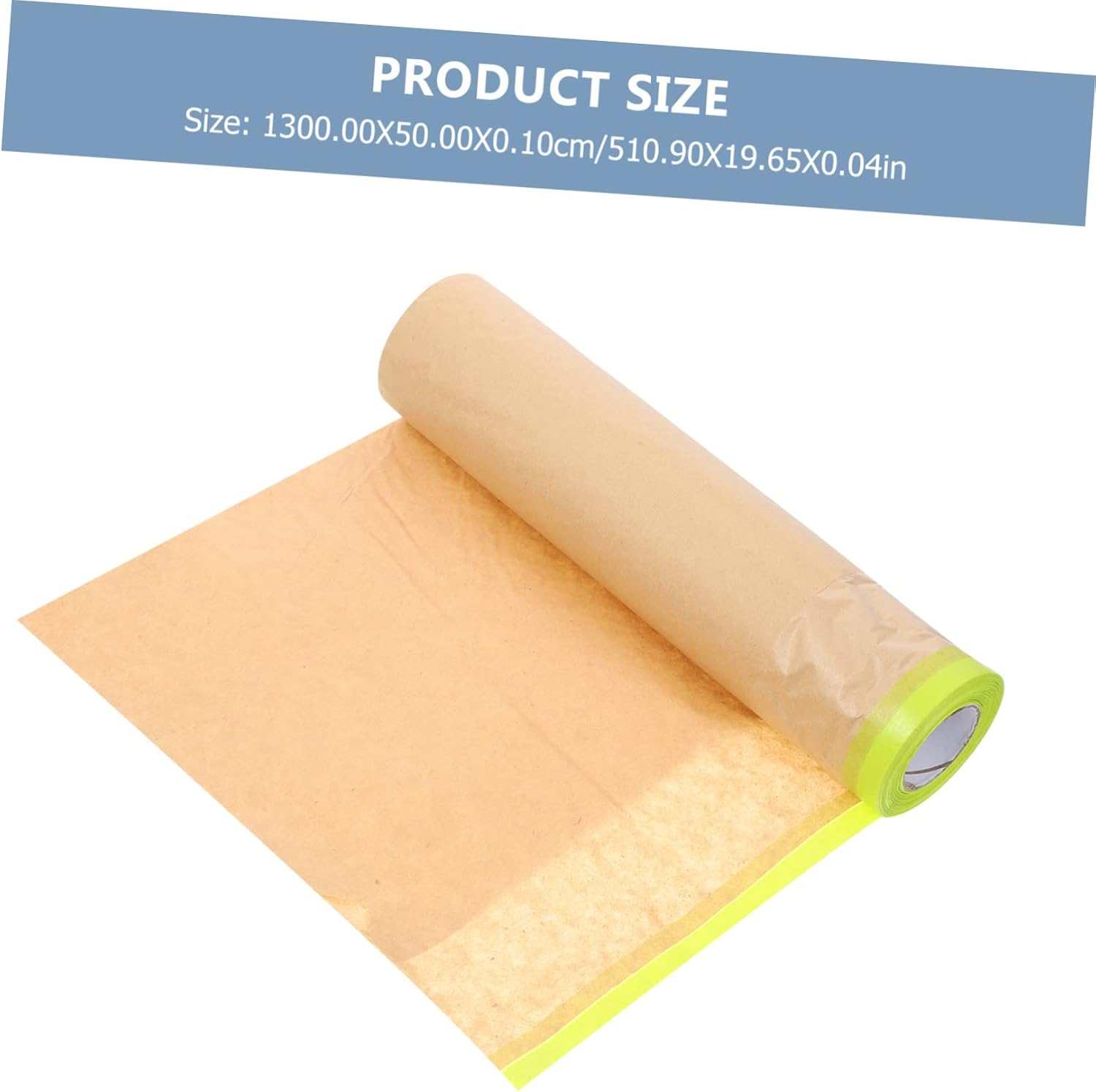 HOMSFOU Masking Paper Paint Masking Paper for Car Wall Floor Protection 50Cm X 13M Roll for Painting and DIY Projects image number 4