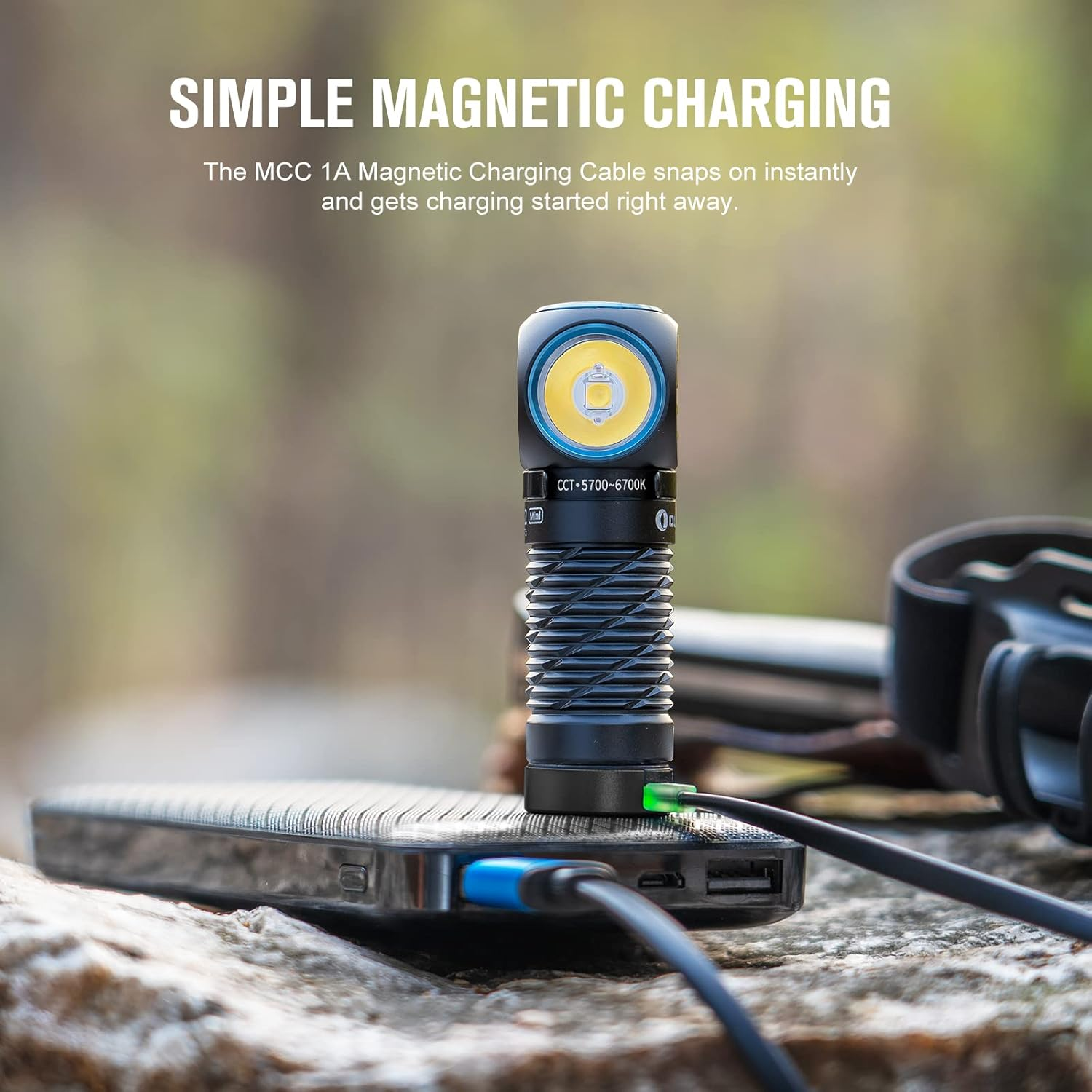 OLIGHT Perun 2 Mini LED Rechargeable Headlamp Max 1100 Lumens Max 10 Days Max 150M IPX8 Waterproof Torch (Black) - Orange image number 7