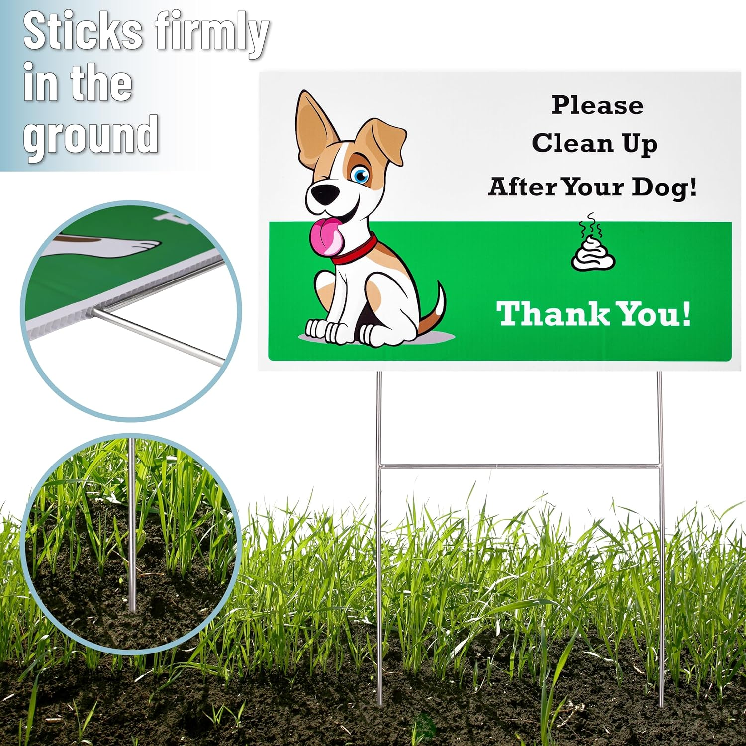Mr. Pen- No Pooping Dog Signs for Yard, Yard Signs, Pick up Your Dog Poop Signs, Dog Poop Sign, No Poop Dog Signs for Yard, Clean up after Your Dog Signs, No Dog Poop Signs, Dog Poop Pick up Sign image number 6