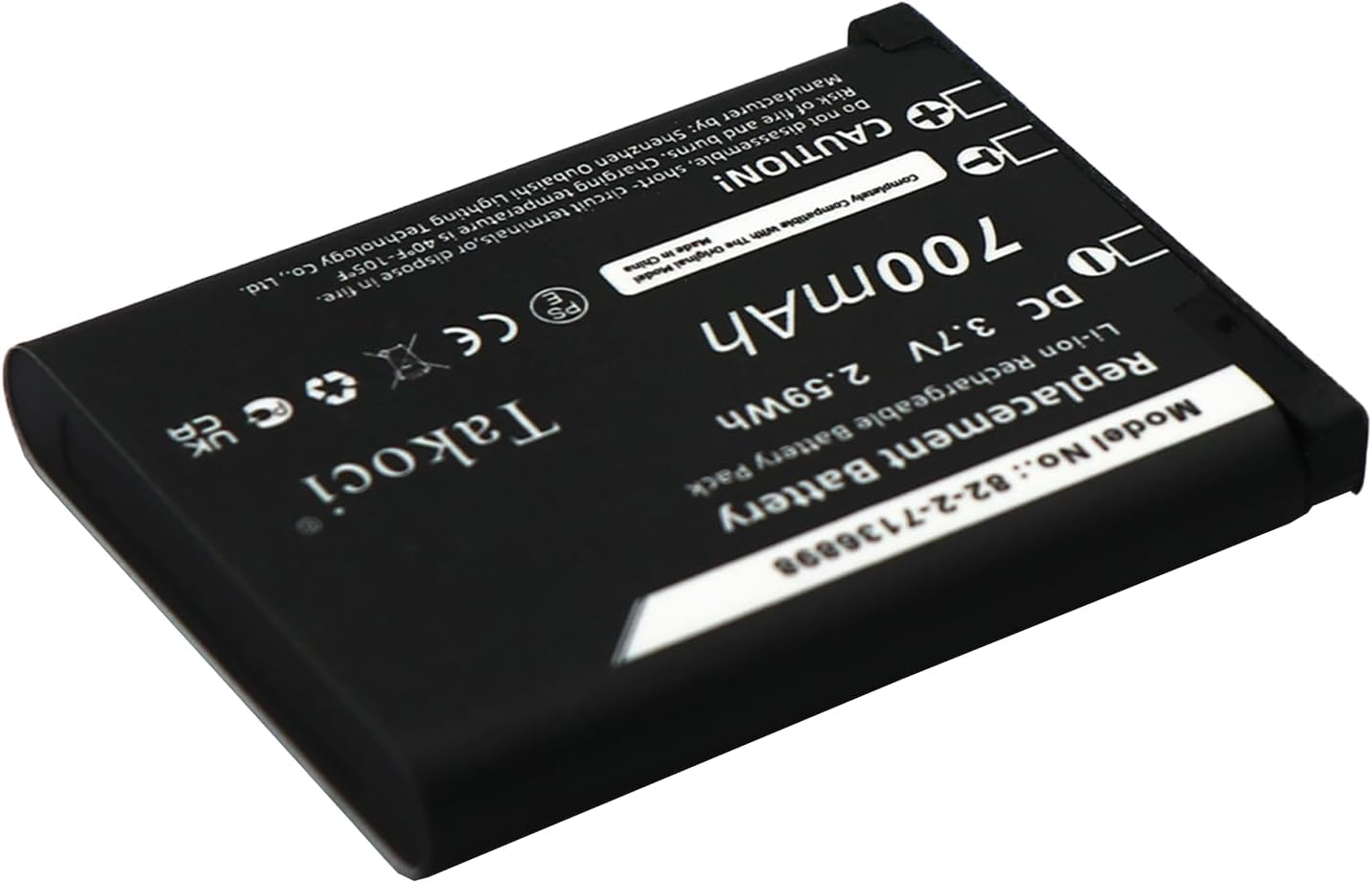 2-Pack 61527 Battery Replacement Compatible with Steel Series Arctis Nova Pro Wireless Headset P/N 82-2-7136898 3.7V 700Mah image number 3