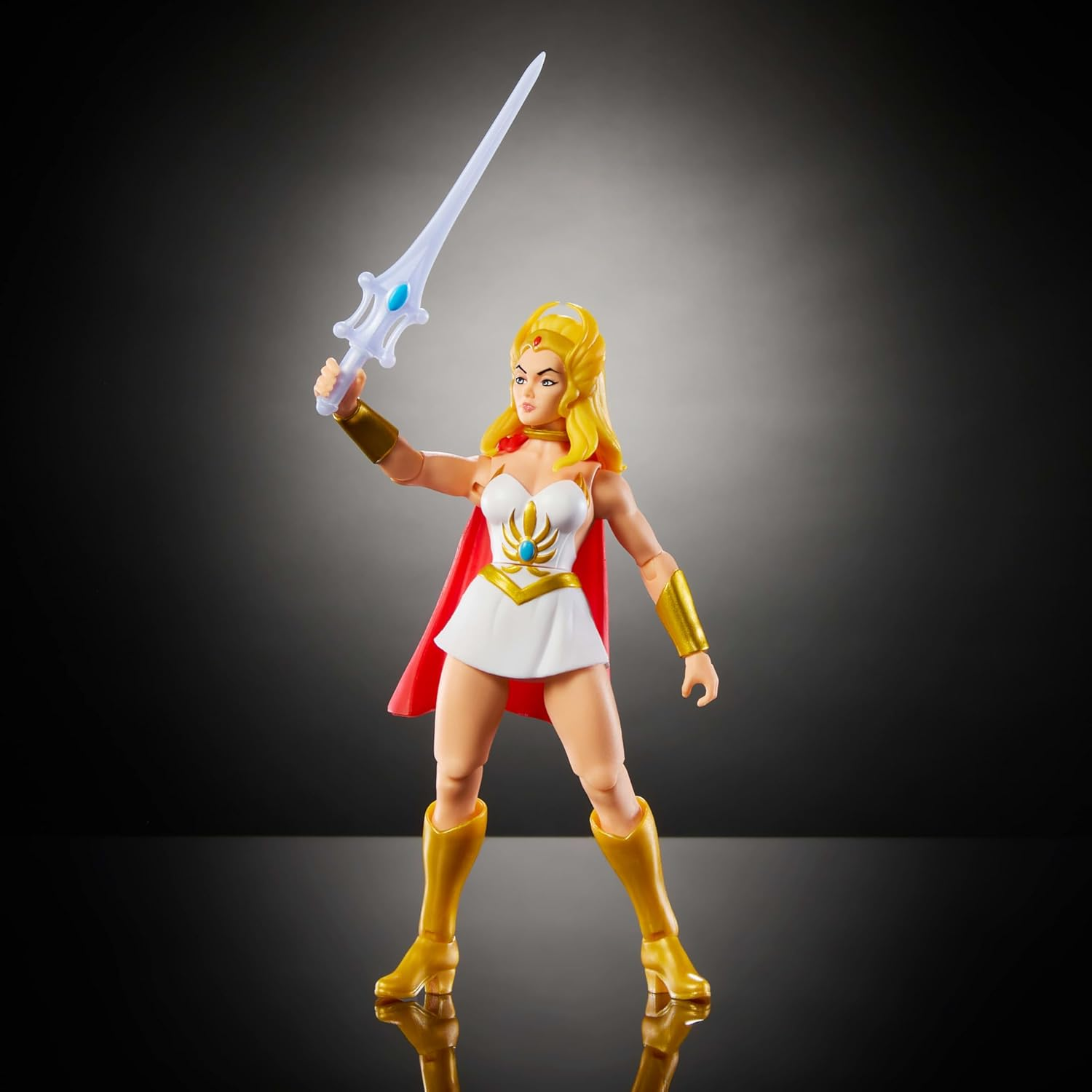 Masters of the Universe Origins Action Figure She-Ra Cartoon Collection, 5.5-Inch 1980S TV Heroine, Princess of Power Detailed Design & Accessories image number 1