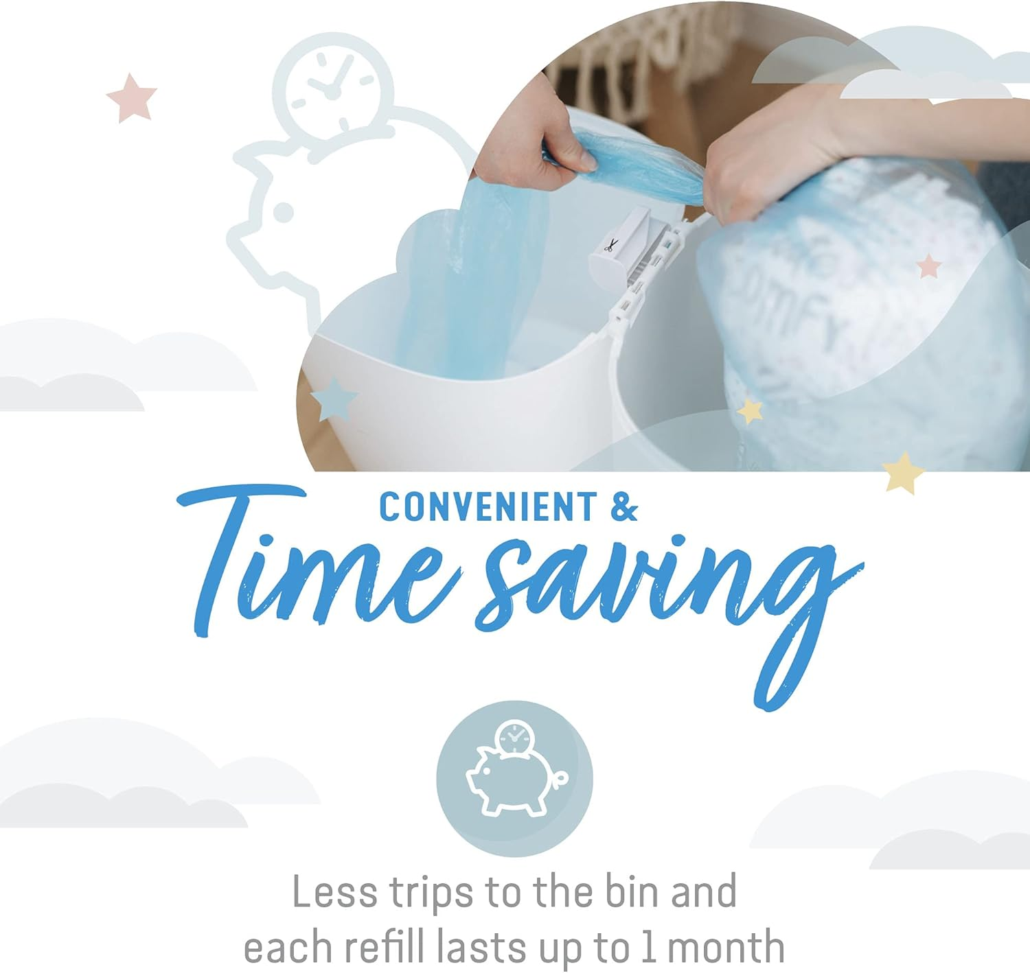 Angelcare Refill Cassettes - Pack of 12, AC1112 image number 5