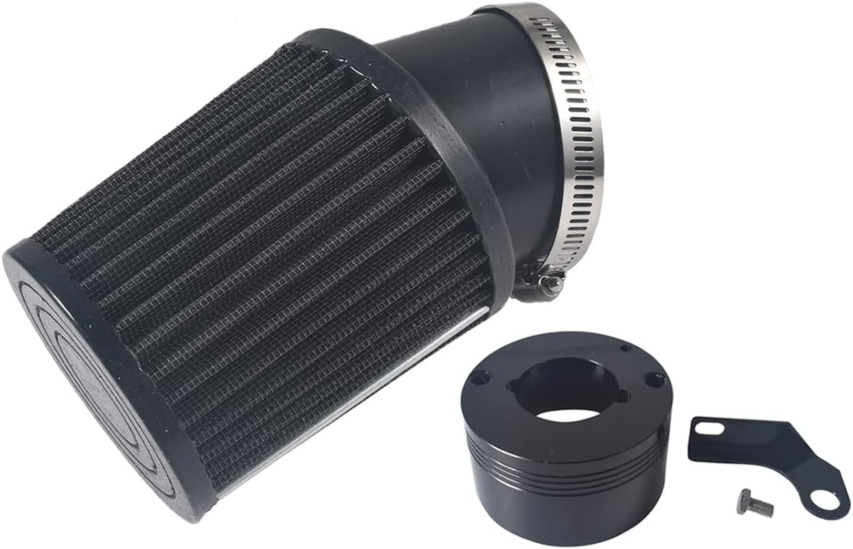 Black Air Filter Adapter for Predator 301Cc 420Cc Go Cart 11Hp 13Hp for Honda GX340 GX390 Clone Engine Go Kart Mud Boats Racing Lawnmower Minibike for Gx270S 13/15Hp Chinese Ohvs - Blue image number 3