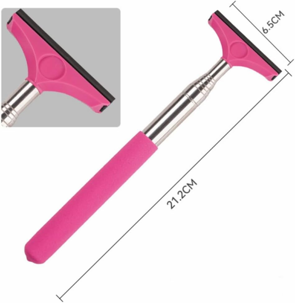 2 Pcs Mini Squeegee for Car Mirror, Windshield Squeegee Long Handle,Car Window Squeegee image number 3