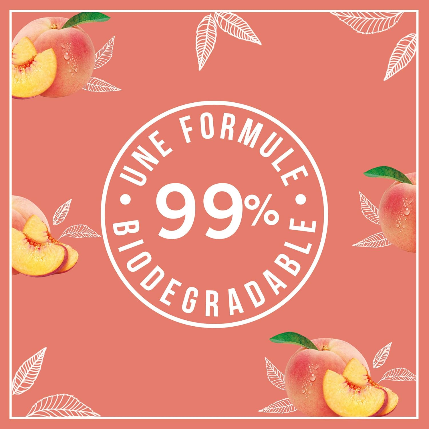 Le Petit Marseillais Shower Gel & Bath Gel, Extra Soft, Peach White Organic and Nectarin, 650 Ml image number 2