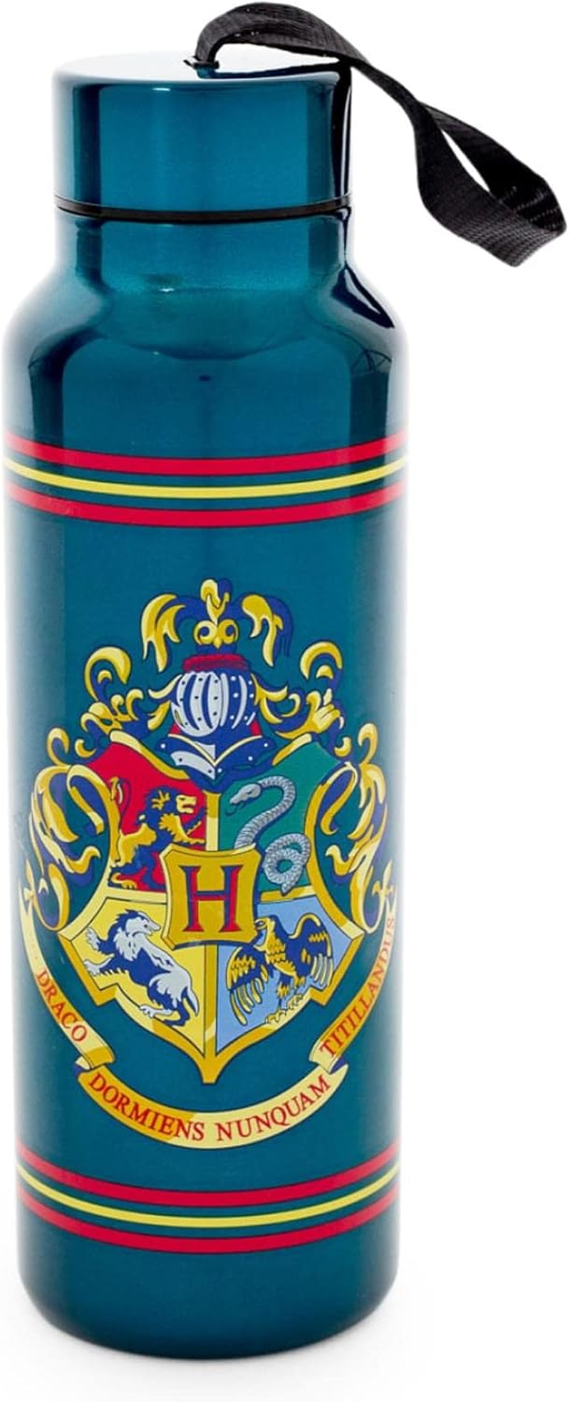 Silver Buffalo Rick and Morty Portal Jump Stainless Steel Water Bottle with Strap, 27-Ounces image number 6