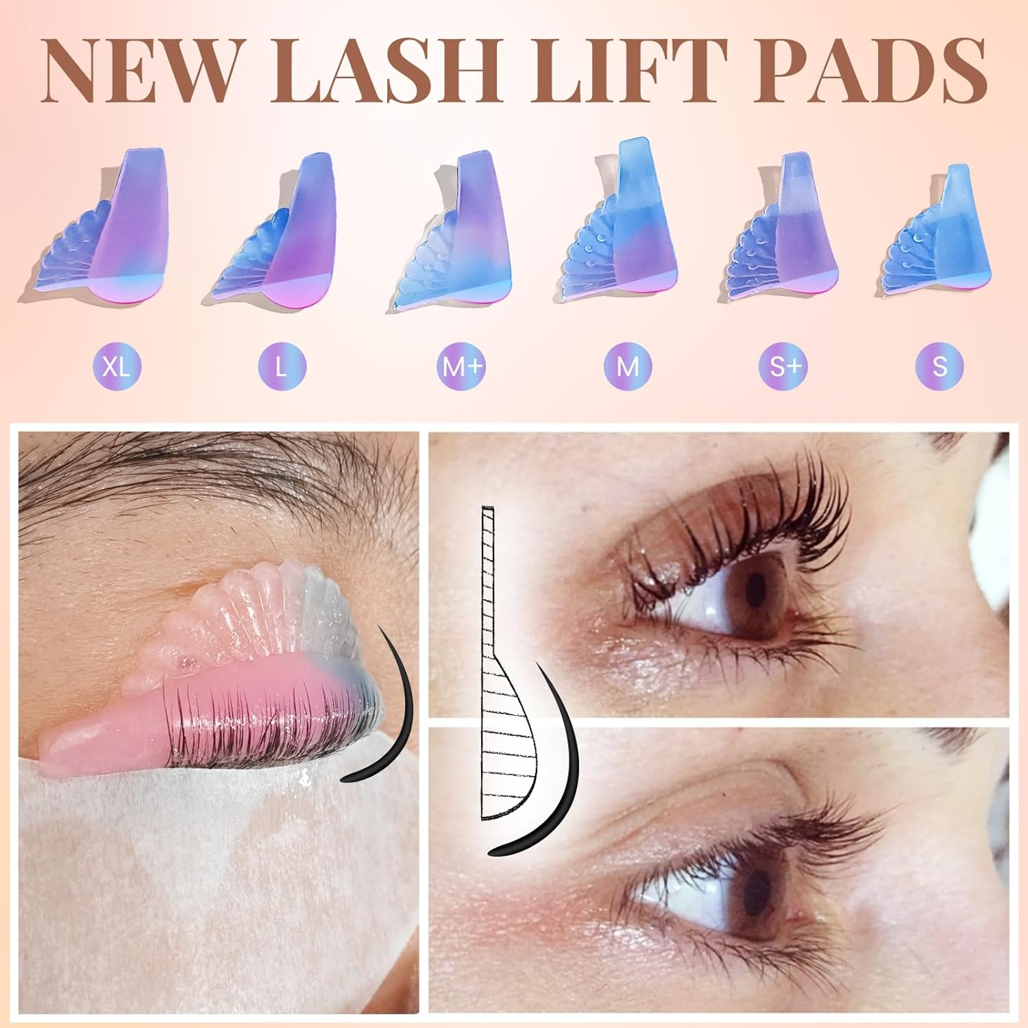 Lomansa Lash Lift Kit Eyelash Perm Tube Design Easy to Use Brow Lamination Kit with Lash Glue Balm for Natural Instant Lifting Results image number 6