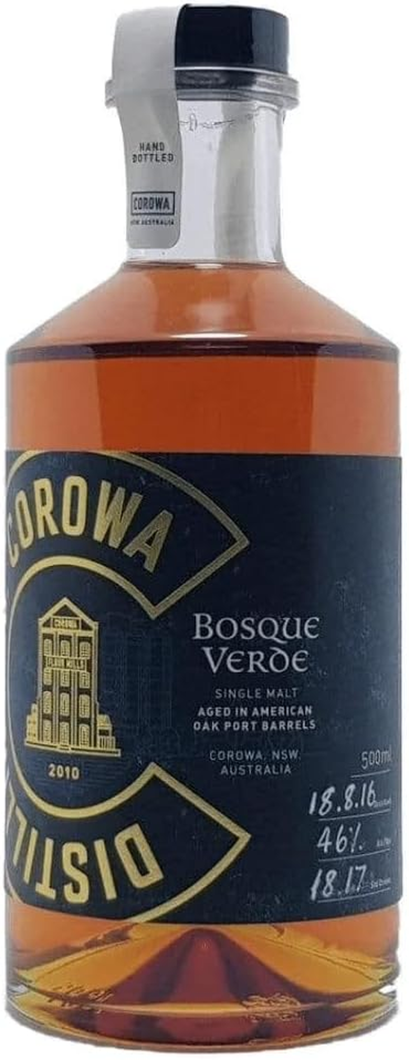 Corowa Distilling Co. Bosque Verde Australian Single Malt Whisky 46% 500Ml